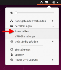 VPN-Verbindung trennen