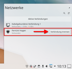 VPN-Verbindung trennen
