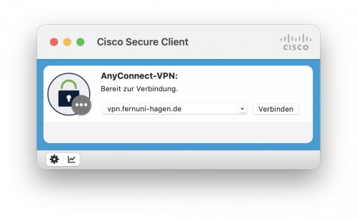 Im letzten Schritt muss der Domänen-Benutzername/q+Matrikelnummer sowie das dazugehörige Passwort eingetragen werden. Seit einiger Zeit wird für die VPN- Verbindung ein sog. Token für die 2-Faktor Authentisierung benötigt. Anleitungen und die Möglichkeit einen solchen Token zu beantragen finden Sie auf den folgenden Seiten: Anleitungen für die Zwei-Faktor-Authentifizierung (2FA) und Verwaltung der Zwei-Faktor-Authentifizierung (2FA)