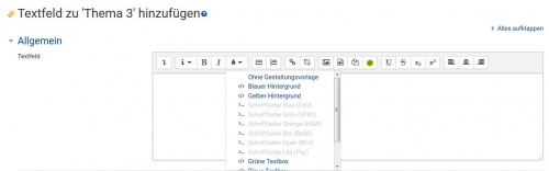 Übersicht über Design-Vorlagen