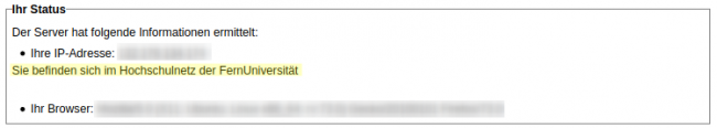 Testen der VPN-Verbindung: Die Verbindung wurde erfolgreich hergestellt.