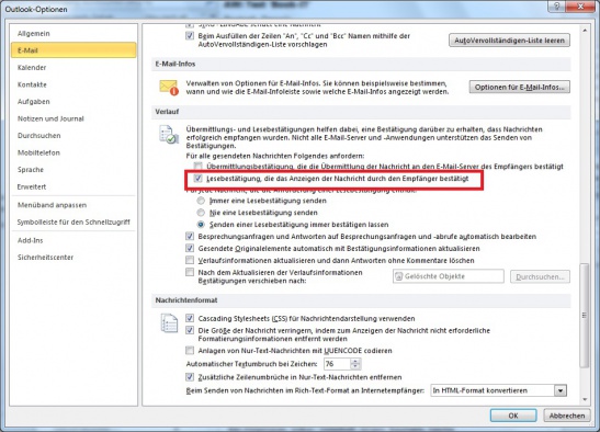 Klicken Sie auf 'E-Mail'.
