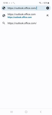 Bitte besuchen Sie die Webseite https://outlook.office.com/