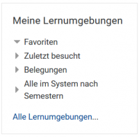 Block meine Lernumgebungen